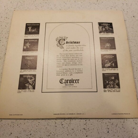 The Little Drummer Boy By The Abbey Choir Vinyl Caroleer Records SX 1701 - Picture 4 of 5